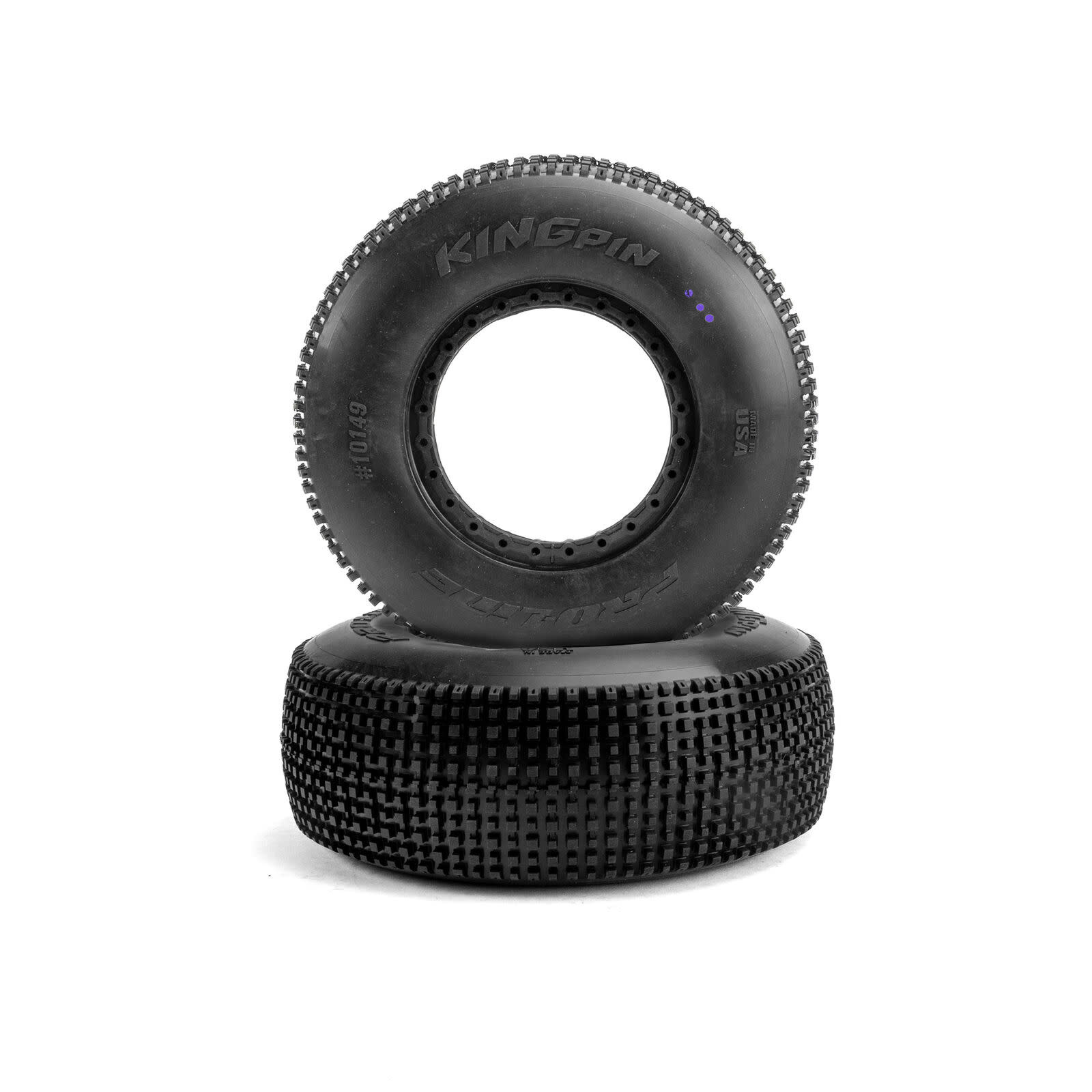 PRO10149203 KING PIN S3 FRONT/REAR OFF-ROAD TIRES (2): LOSI® 5IVE-T 3.0