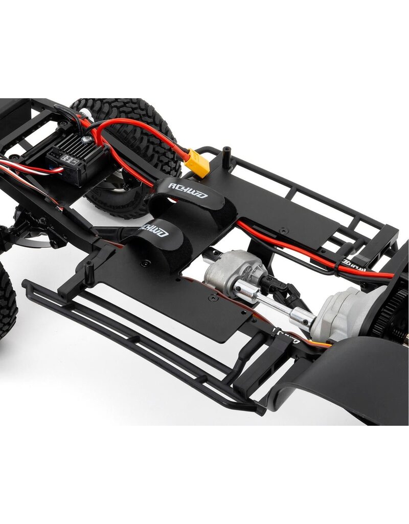 RC4WD RC4ZRTR0067 TRAIL FINDER 2 "LWB" RTR SCALE TRUCK W/CHEVROLET K10 SCOTTSDALE HARD BODY (BLACK)