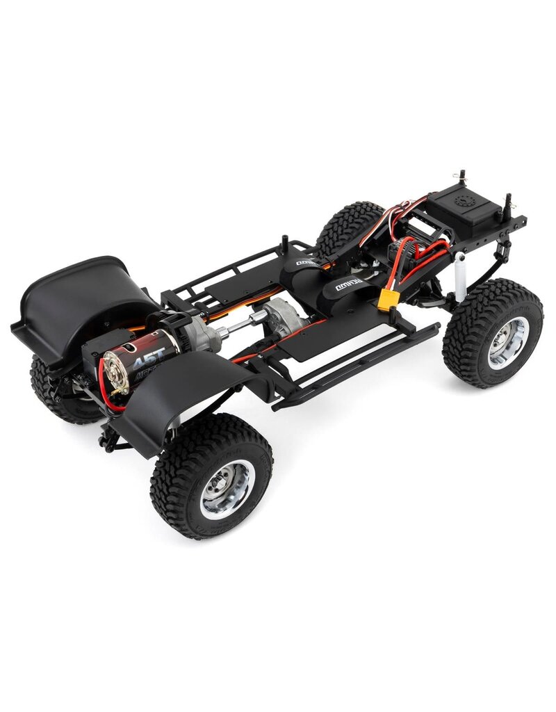 RC4WD RC4ZRTR0067 TRAIL FINDER 2 "LWB" RTR SCALE TRUCK W/CHEVROLET K10 SCOTTSDALE HARD BODY (BLACK)