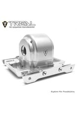 TREAL TRLX002V2Q1T5 LOSI LMT ALUMINUM GEARBOX HOUSING SET W/COVERS: SILVER