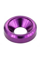 MT51826-PUR ANODIZED ALUMINUM COUNTERSUNK M3 WASHERS: PURPLE (60)