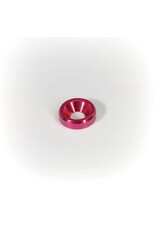 MT51826-PNK ANODIZED ALUMINUM COUNTERSUNK M3 WASHERS: PINK (60)
