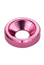 MT51826-PNK ANODIZED ALUMINUM COUNTERSUNK M3 WASHERS: PINK (60)