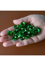 MT51826-GRN ANODIZED ALUMINUM COUNTERSUNK M3 WASHERS: GREEN (60)