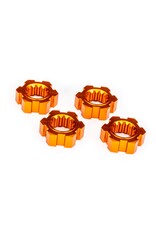 TRAXXAS TRA7756-ORNG 24 MM ORANGE ALUMINUM SPLINED HEX WHEEL HUBS (4)