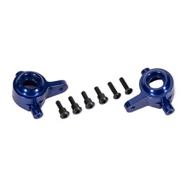 TRAXXAS TRA9064-BLUE ALUMINUM STEERING BLOCKS (L&R): BLUE