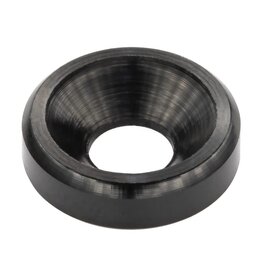 MT51826-BLK ANODIZED ALUMINUM COUNTERSUNK M3 WASHERS: BLACK (60)