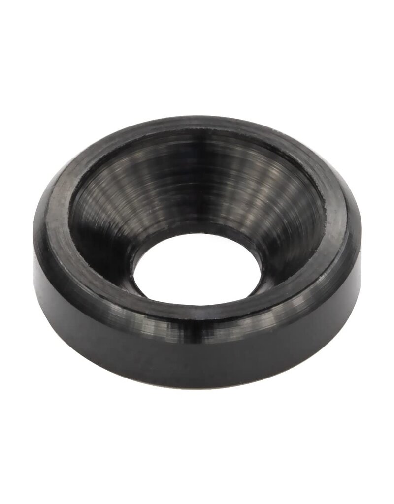 MT51826-BLK ANODIZED ALUMINUM COUNTERSUNK M3 WASHERS: BLACK (60)