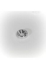 MT51826-SLR ANODIZED ALUMINUM COUNTERSUNK M3 WASHERS: SILVER (60)