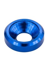 MT51826-BLU ANODIZED ALUMINUM COUNTERSUNK M3 WASHERS: BLUE (60)