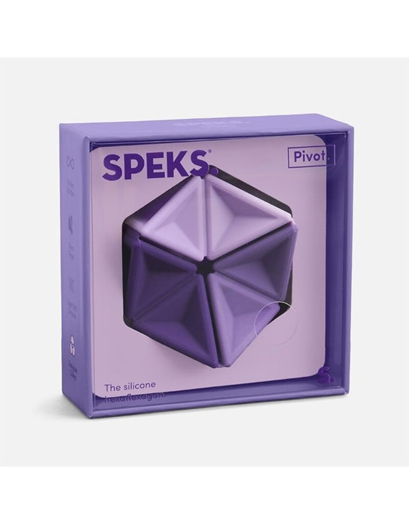 SPEKS SPEKS PIVOT SILICONE FLEXAGON: VIOLET
