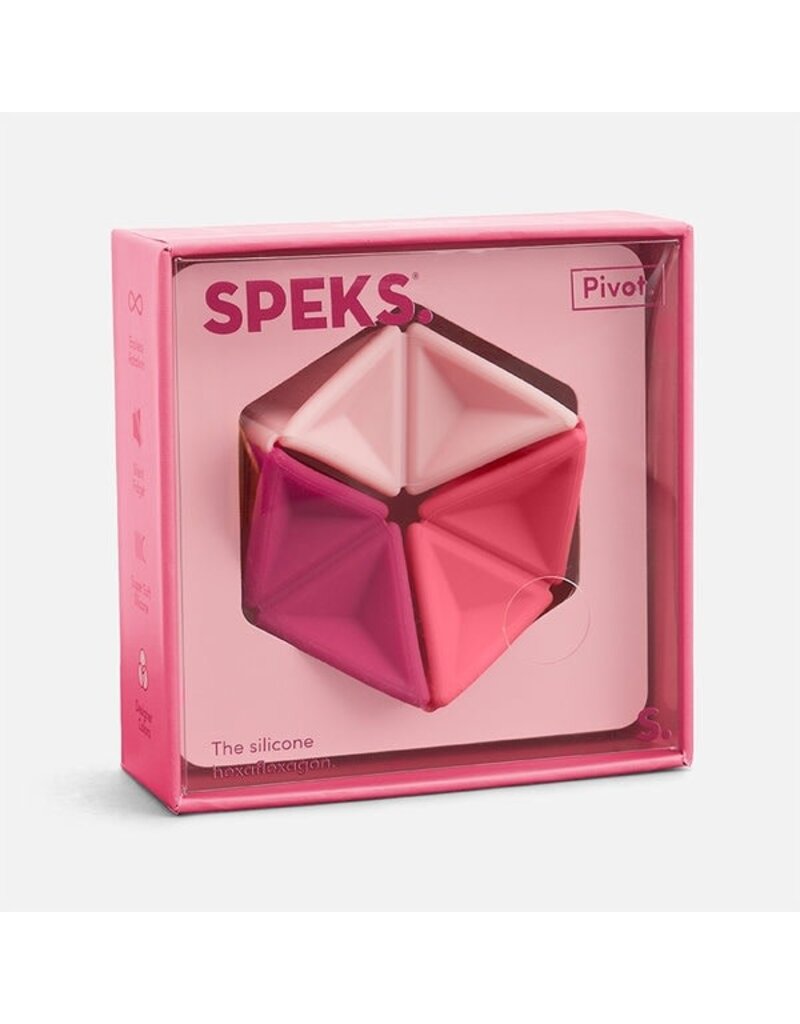 SPEKS SPEKS PIVOT SILICONE FLEXAGON: MAGENTA