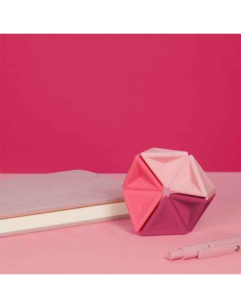 SPEKS SPEKS PIVOT SILICONE FLEXAGON: MAGENTA