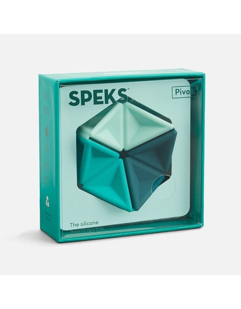 SPEKS SPEKS PIVOT SILICONE FLEXAGON: TEAL