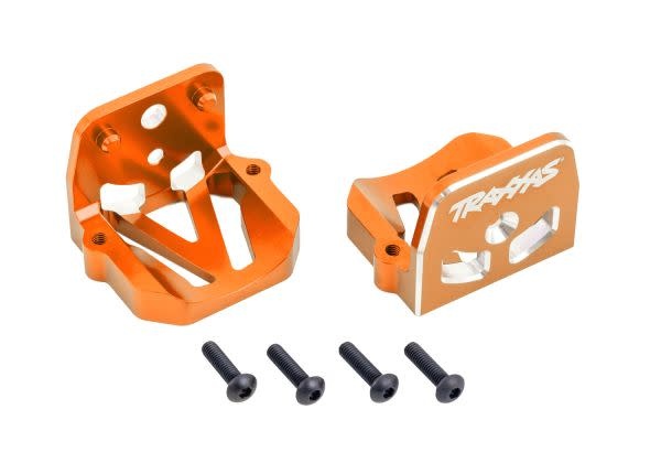 TRA7760-ORNG ALUMINUM MOTOR MOUNTS (F&R): ORANGE