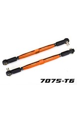 TRAXXAS TRA7748-ORNG TUBES 157 MM ALUMINUM TOE LINKS: ORANGE (2)