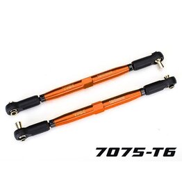 TRAXXAS TRA7748-ORNG TUBES 157 MM ALUMINUM TOE LINKS: ORANGE (2)