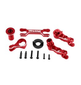 TRAXXAS TRA7746-RED X-MAXX ALUMINUM STEERING BELLCRANKS: RED