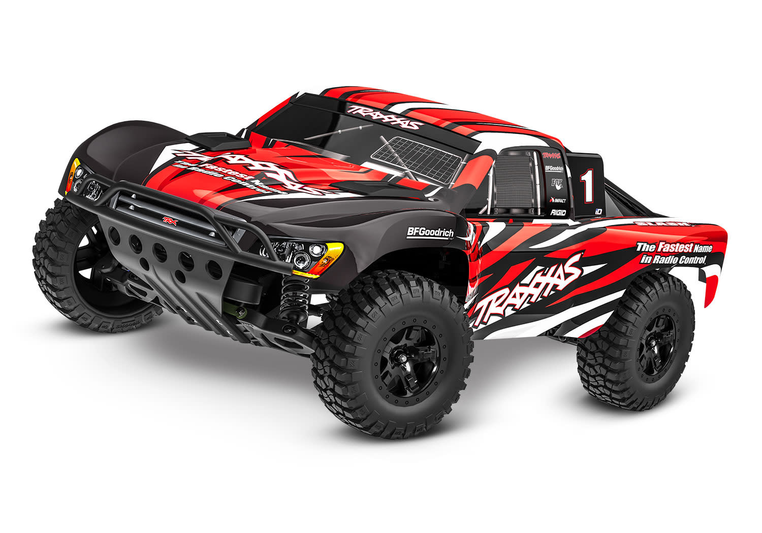 TRA58234-8-REDX 1/10 SLASH 2WD XL-5 WITH BATTERY & CHARGER - My