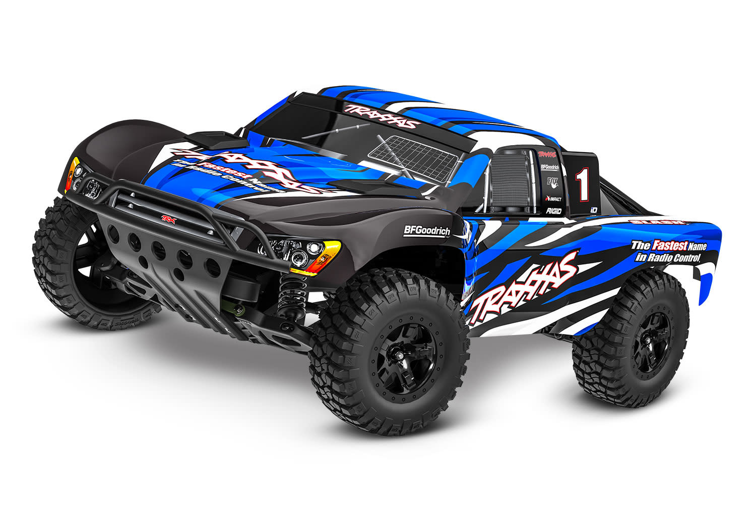 TRA58234-8-BLUEX 1/10 SLASH 2WD XL-5 WITH BATTERY & CHARGER - My