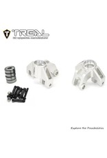 TREAL TRLX002SD4A4F LOSI LMT ALUMINUM FRONT STEERING KNUCKLE (SILVER) (2)