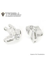 TREAL TRLX002SD4A4F LOSI LMT ALUMINUM FRONT STEERING KNUCKLE (SILVER) (2)