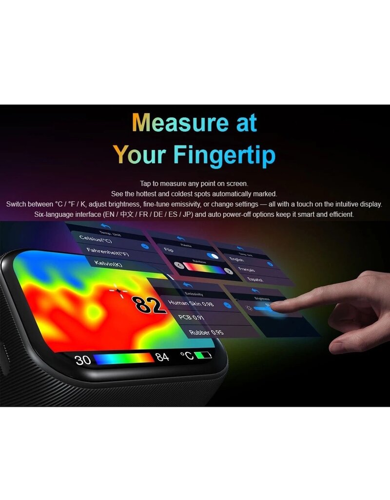SKYRC SK-500047-01 HEATVISION ITV500 INFRARED THERMAL IMAGER FOR RC