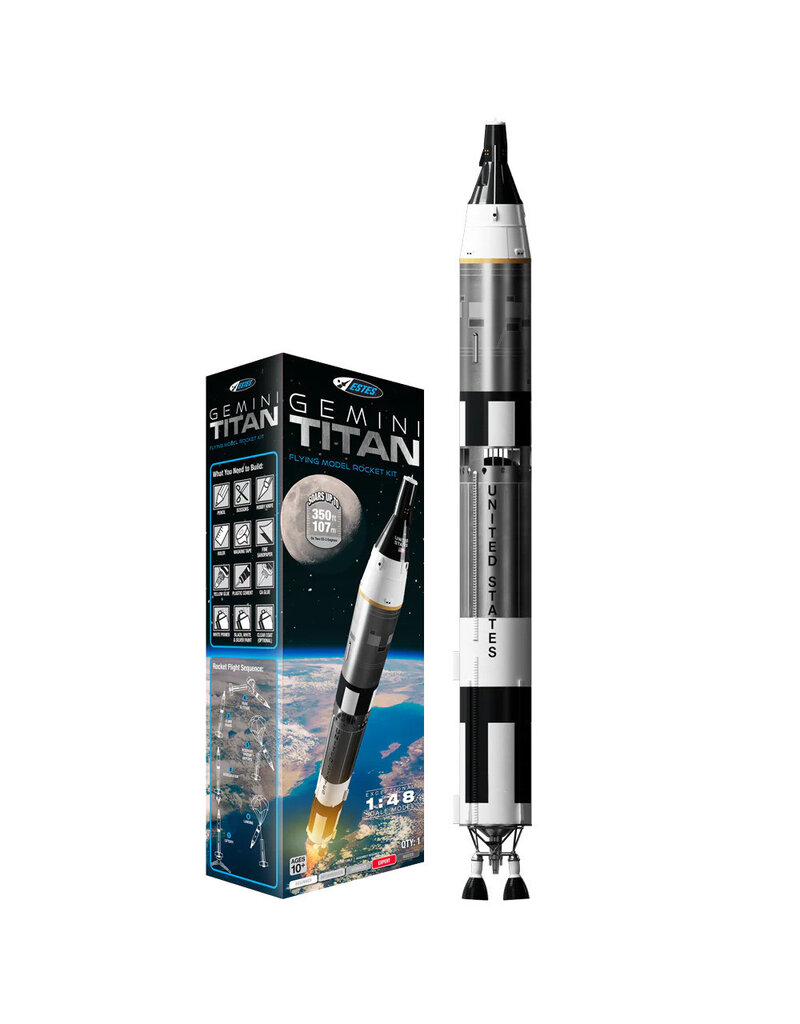 ESTES EST2210 ESTES ROCKETS GEMINI TITAN MODEL ROCKET