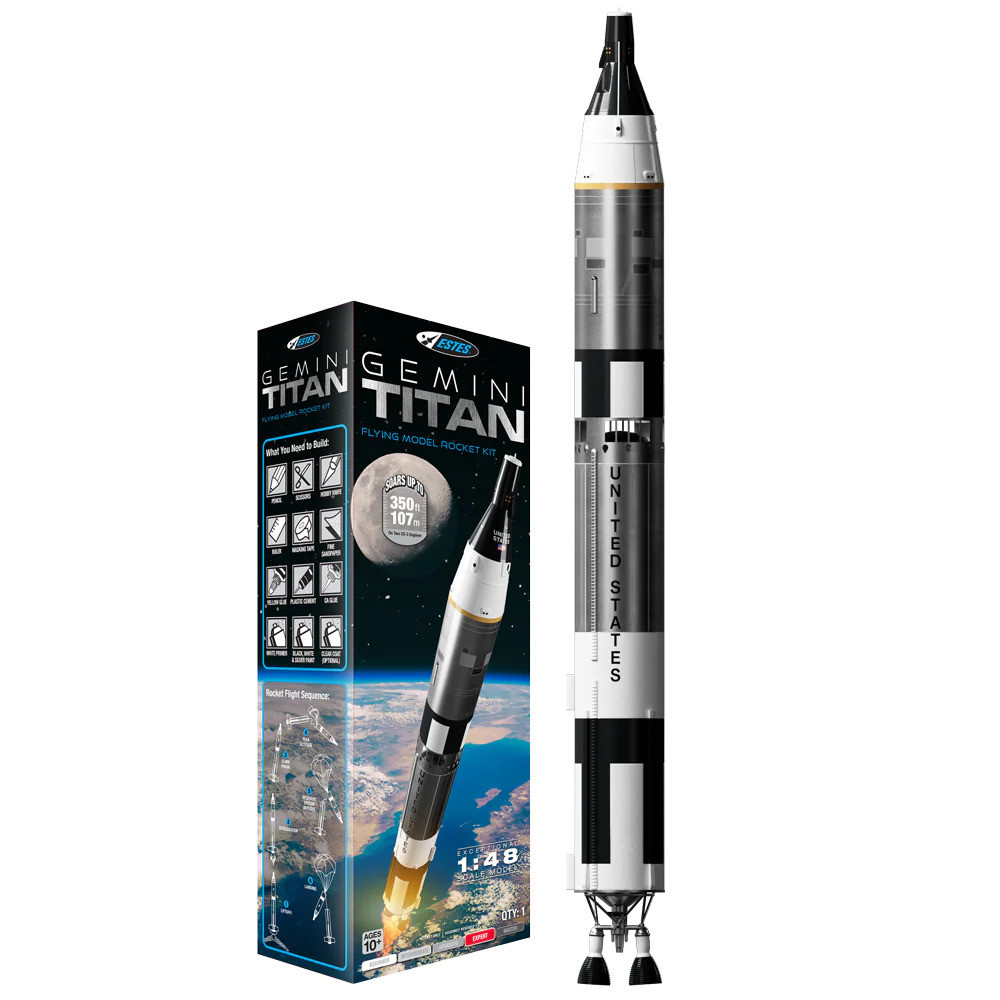EST2210 ESTES ROCKETS GEMINI TITAN MODEL ROCKET