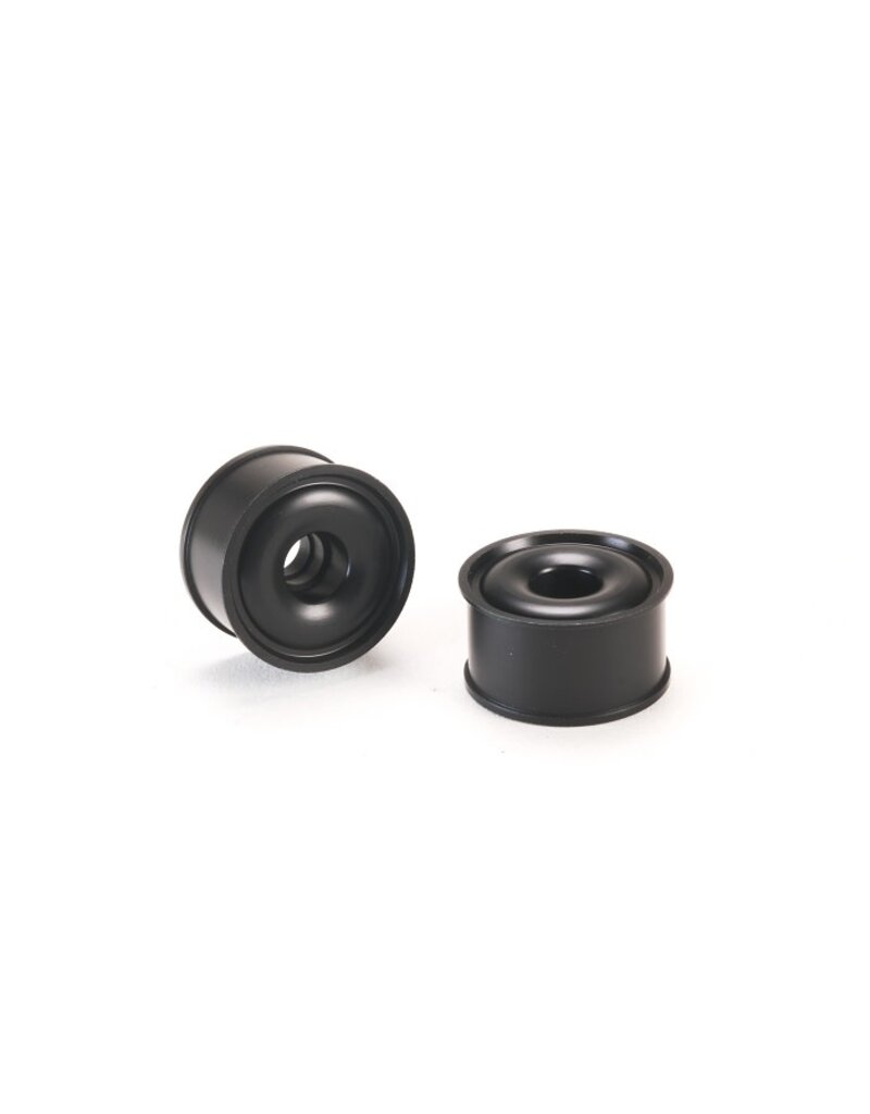 PN RACING PN MR2188R0  MINI-Z 2WD MACHINE CUT NYLON FG BLACK FORMULA 11X20MM FLANGED WHEEL R0 (2)