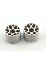 MARKA RACING PRODUCTS MRK MZR-205R14 V1 MINI-Z 2WD CNC DELRIN REAR WHEEL 14X20MM +0 OFFSET (LIGHT GREY)