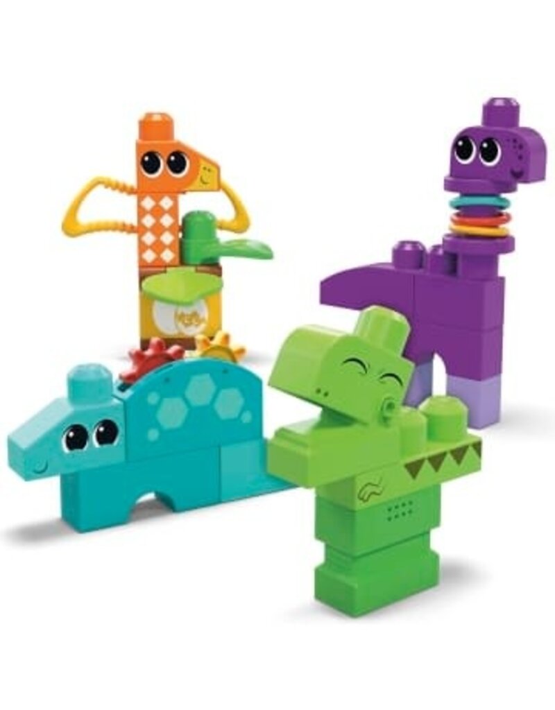 MEGA BLOKS FP HKN43 MEGA BLOKS SQUEK 'N CHOMP DINOS