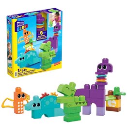 MEGA BLOKS FP HKN43 MEGA BLOKS SQUEK 'N CHOMP DINOS