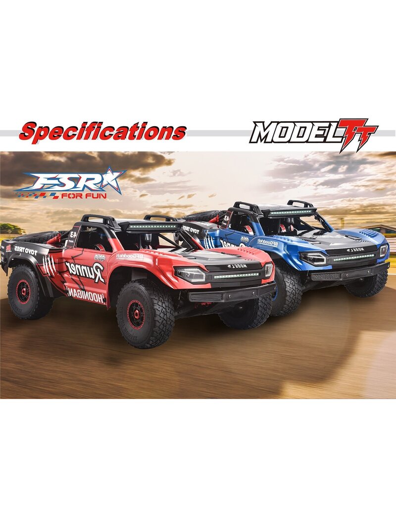 FSR RACING IMXFSR FS23906 1/7 SCALE MODEL TT DESERT TRUCK 8S RTR: BLUE