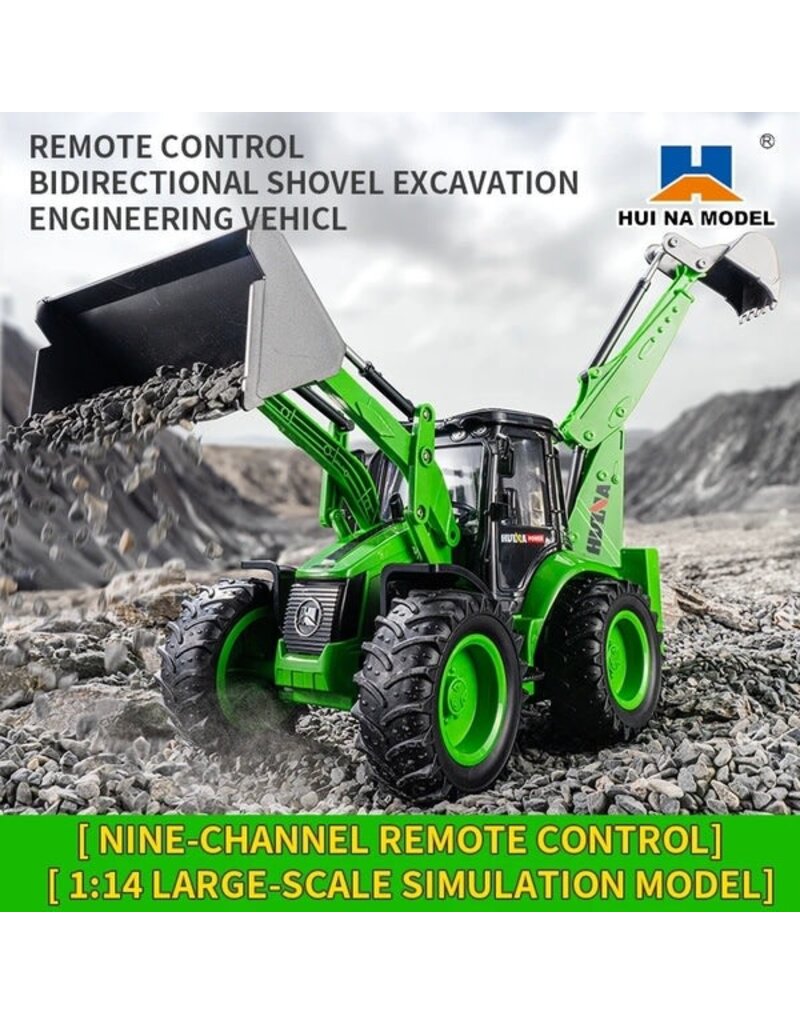 HUINA HUN11579 1/14 SCALE 2.4GHZ RC BACKHOE