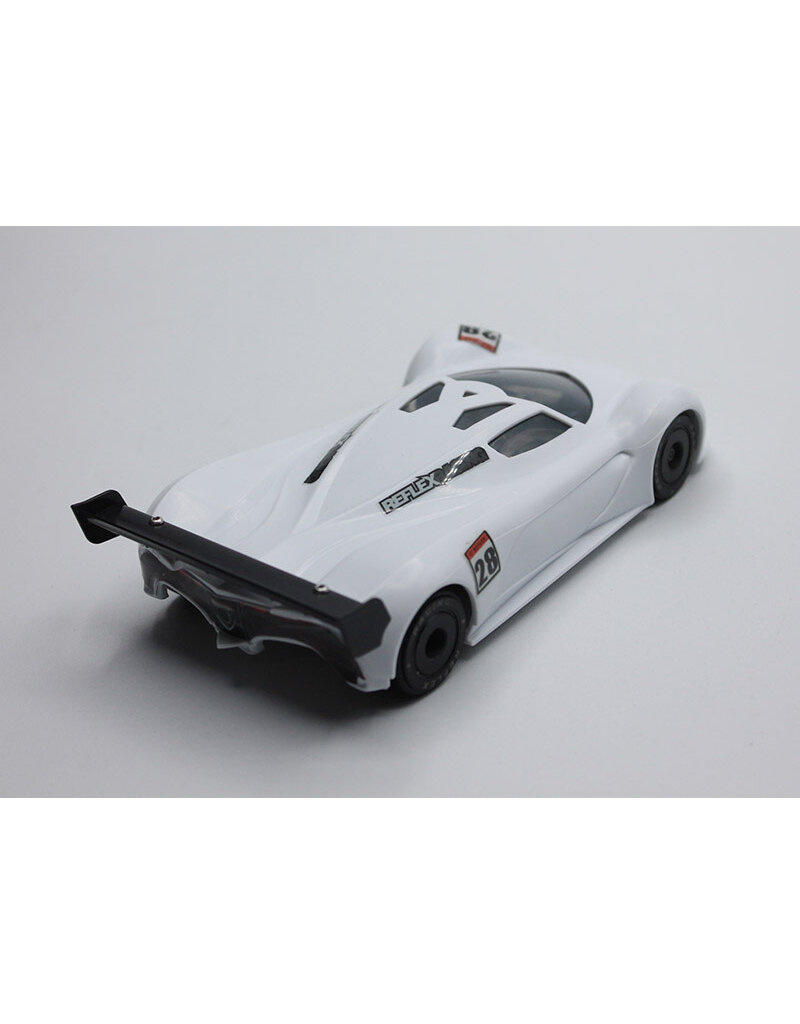 REFLEX RACING RAW-001-WT MF-1 ABS PLASTIC BODY SET: WHITE