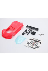 REFLEX RACING RAW-001-FR MF-1 ABS PLASTIC BODY SET: FLUOURESCENT RED
