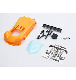 REFLEX RACING RAW-001-SO MF-1 ABS PLASTIC BODY SET: SEA ORANGE