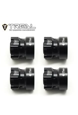 TREAL TRLB07GNDRWQL 2.6" MONSTER TRUCK WHEEL 17MM HEX ADAPTERS (BLACK) (4)