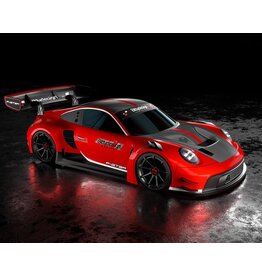 BITTYDESIGN BDYGT8-PGT3RLWH P-GT3R 1/8 ON-ROAD GT BODY (CLEAR) (360MM WHEELBASE) (1.5MM)