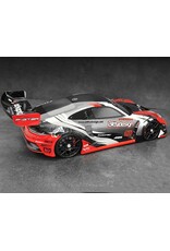 BITTYDESIGN BDYGT8-PGT3RLWH P-GT3R 1/8 ON-ROAD GT BODY (CLEAR) (360MM WHEELBASE) (1.5MM)