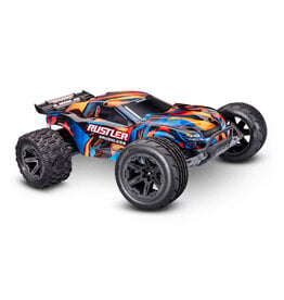 TRAXXAS TRA37454-4-ORNG RUSTLER 2WD HD VX3 BL