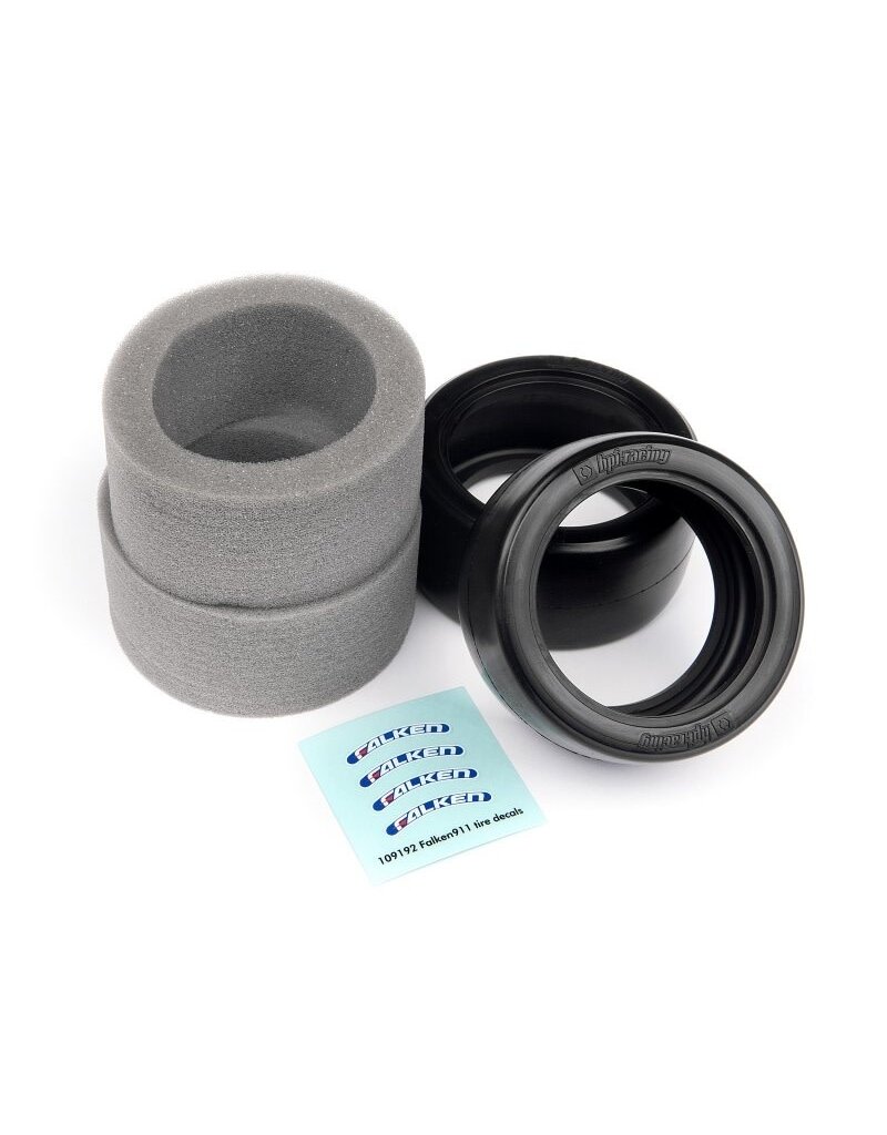 HPI RACING HPI109157 FALKEN AZENIS REAR SLICK TIRE 34MM (2)