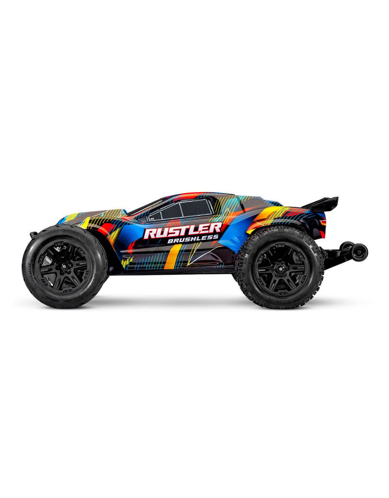 TRAXXAS TRA37454-4-YLW RUSTLER 2WD HD VX3 BL