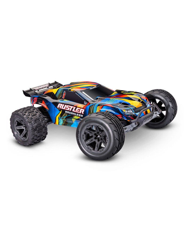 TRAXXAS TRA37454-4-YLW RUSTLER 2WD HD VX3 BL