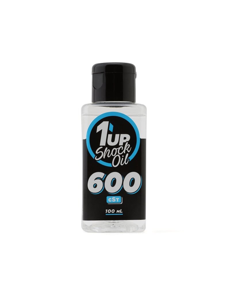 1UP RACING 1UP100600 PURE SILICONE SHOCK OIL (100ML) (600CST/46.25WT)