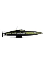 PROBOAT PRB-2171T1 SONICWAKE 36" V3, SELF-RIGHTING V-HULL BOAT RTR, BLACK HULL