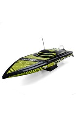PROBOAT PRB-2171T1 SONICWAKE 36" V3, SELF-RIGHTING V-HULL BOAT RTR, BLACK HULL