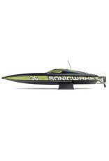 PROBOAT PRB-2171T1 SONICWAKE 36" V3, SELF-RIGHTING V-HULL BOAT RTR, BLACK HULL