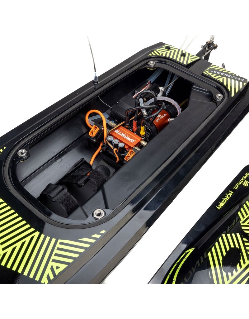 PROBOAT PRB-2171T1 SONICWAKE 36" V3, SELF-RIGHTING V-HULL BOAT RTR, BLACK HULL